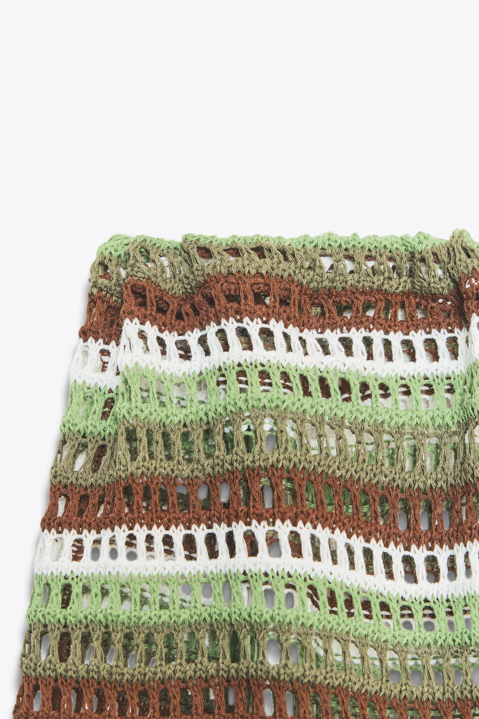 DRAWSTRING CROCHET SHORTS Product Image