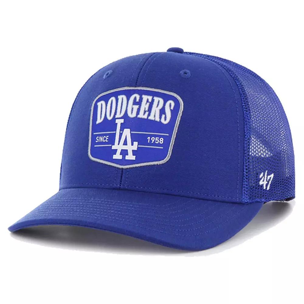 Men's '47 Royal Los Angeles Dodgers Squad Trucker Adjustable Hat, Blue Product Image