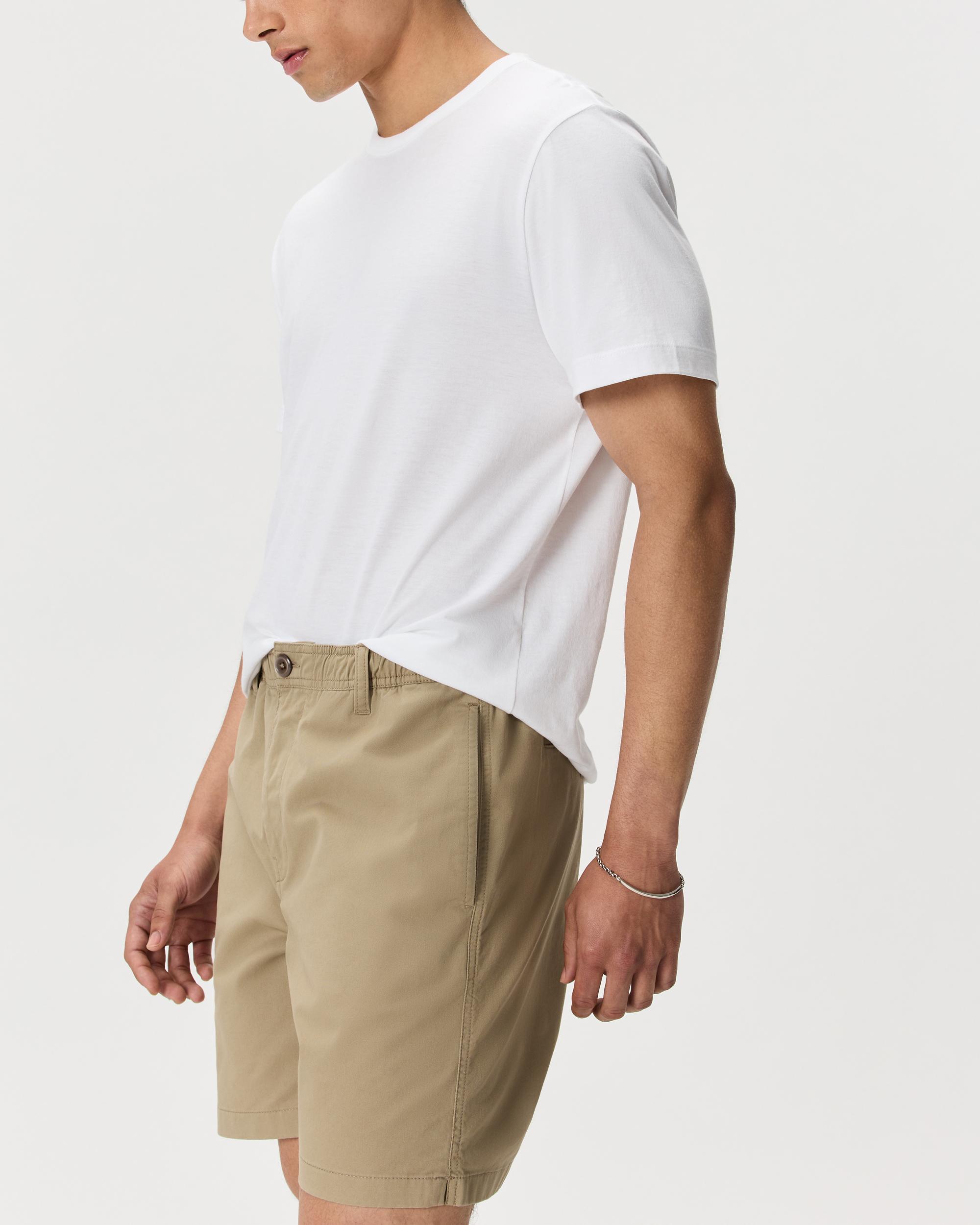 Quince | Men's Organic Stretch Cotton Pull On Chino Shorts 7" Organic Cotton Product Image