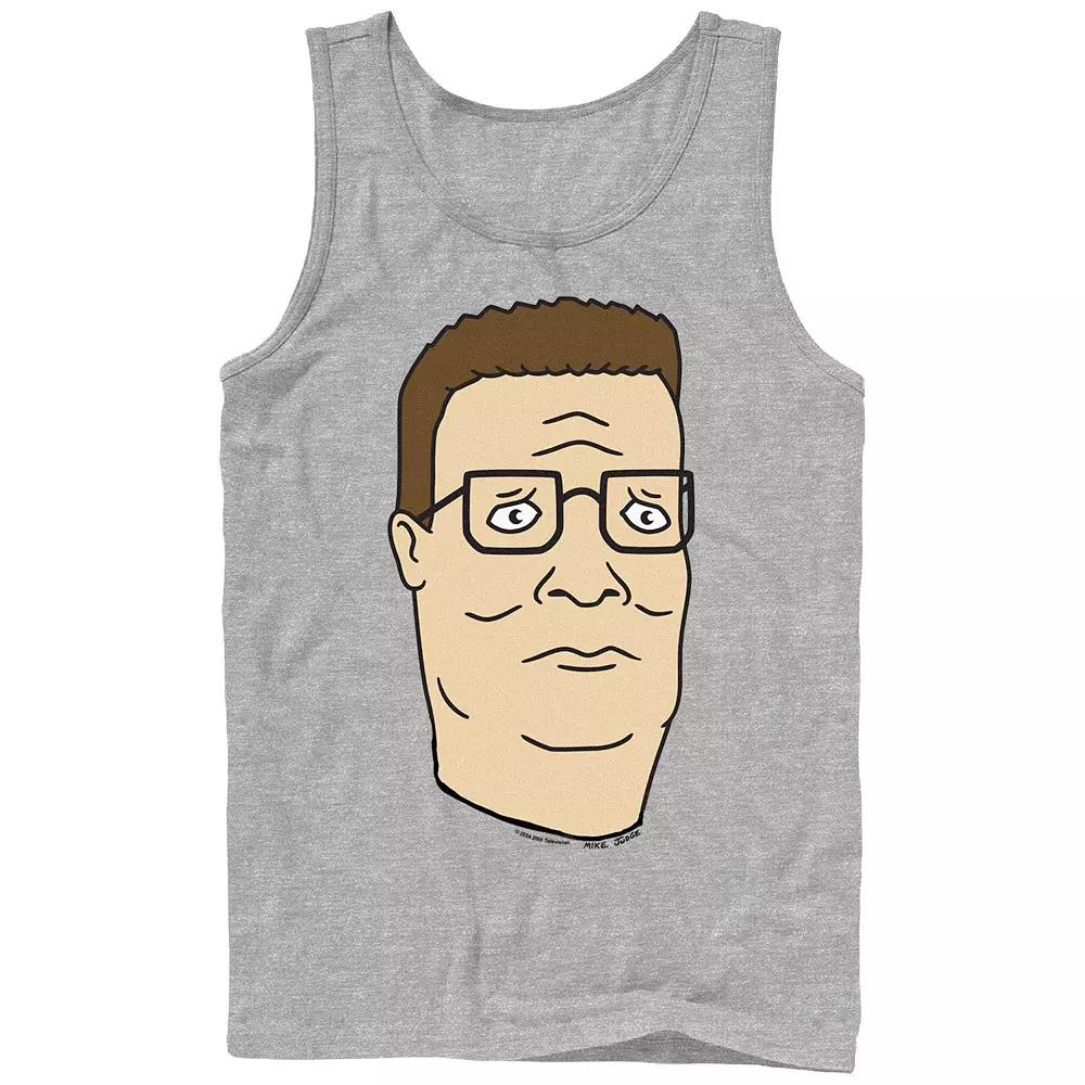 Men's King Of The Hill Hank Big Face Graphic Tank,  Product Image