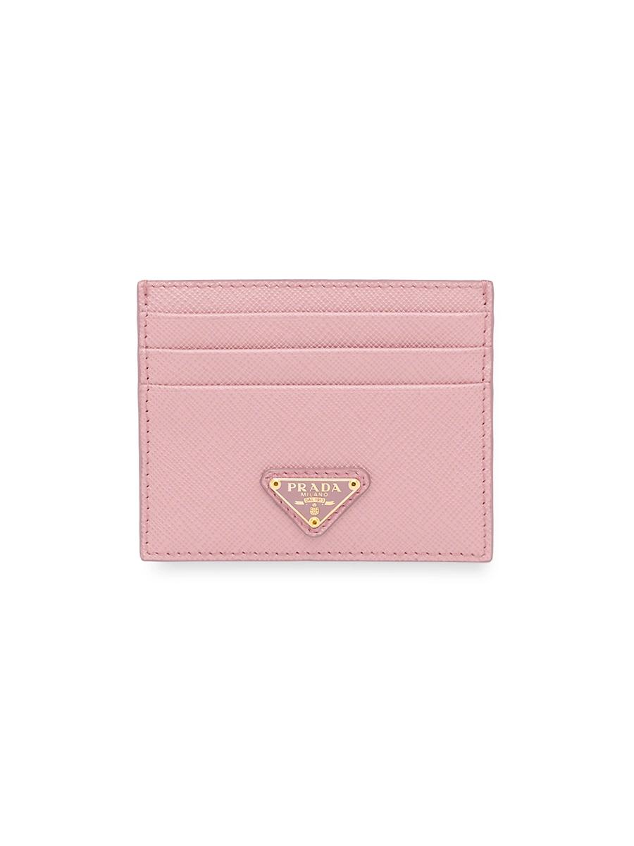 Womens Saffiano Leather Card Holder Product Image