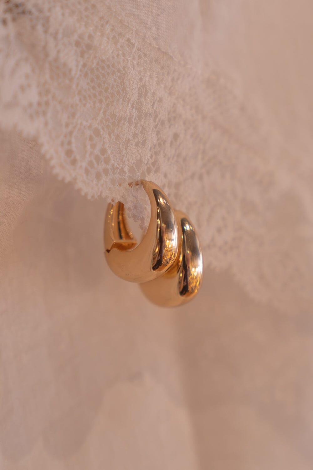Chunky Hoop Earrings Product Image