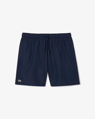 Mid Length Monochrome Swim Trunks Product Image