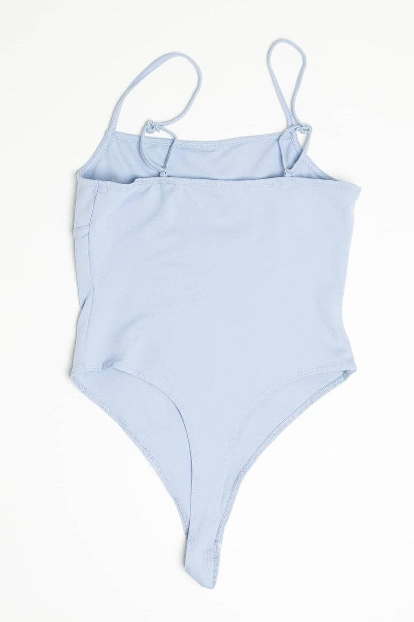 Blue Empire Waist Cami Bodysuit Product Image