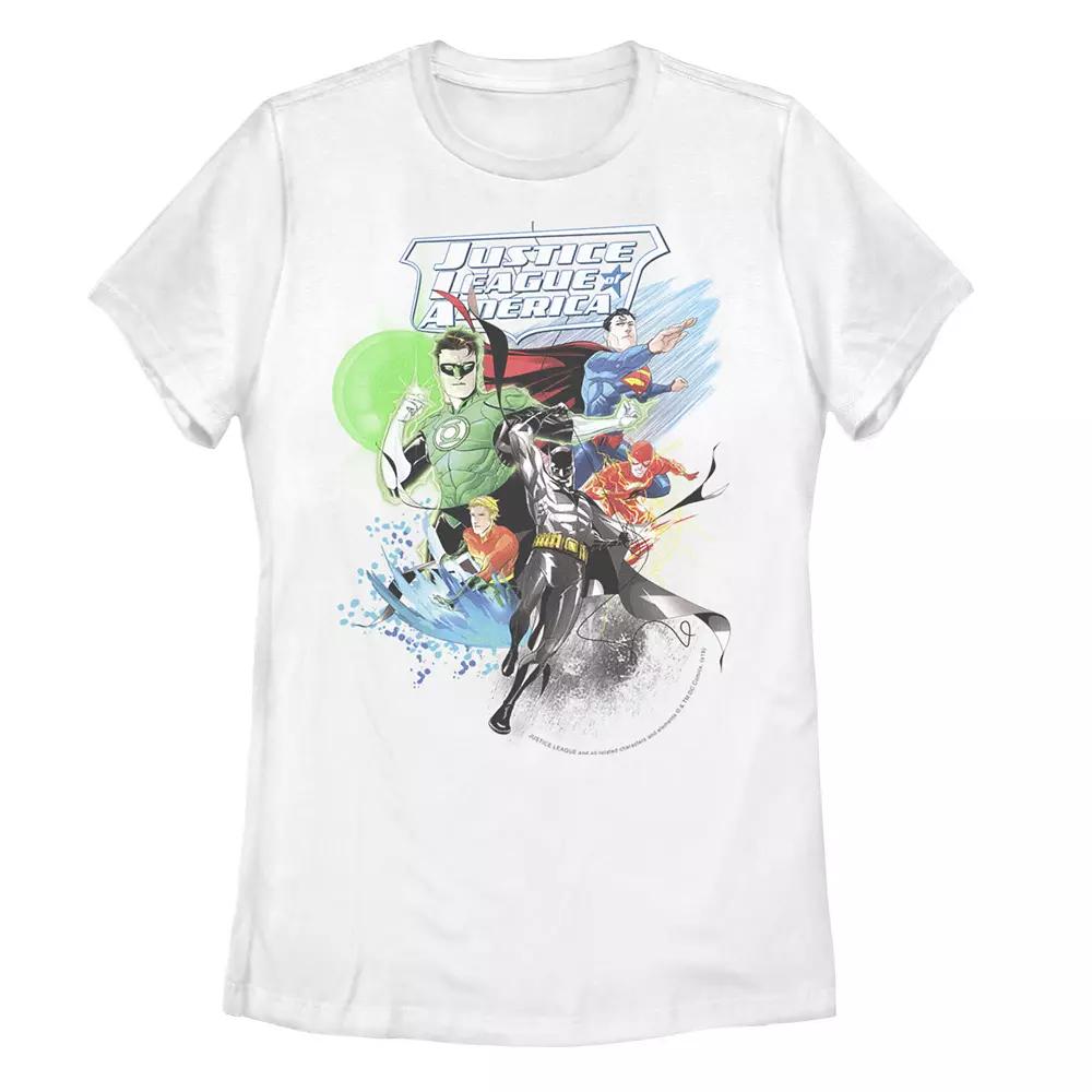 Juniors' DC Comics Justice League Of America Graphic Tee, Girl's,  Product Image