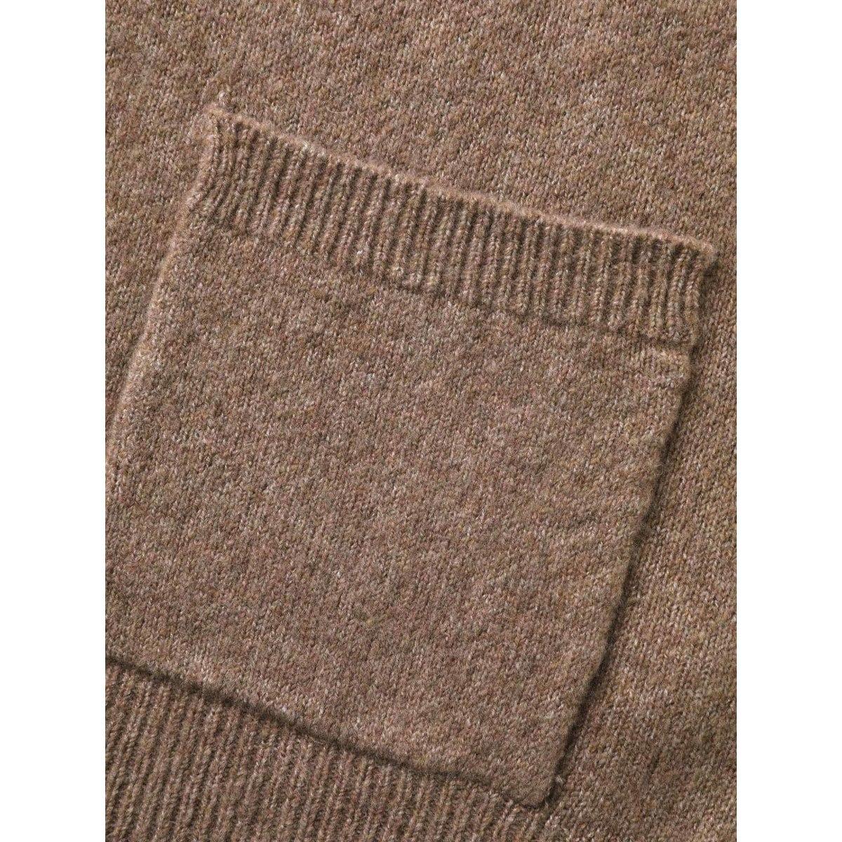 Plus Size Airy Cozy V Neck Cardigan Tan Women Basics Loose Long Sleeve Everyday Cardigans BloomChic 26/4X Product Image