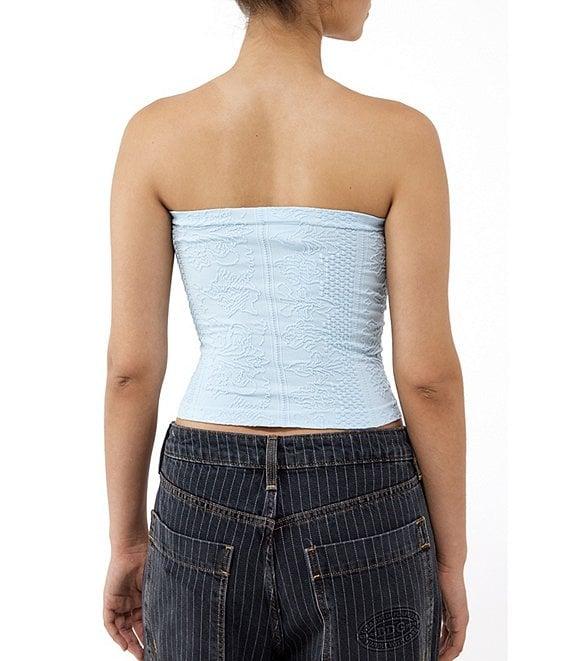 BDG Urban Outfitters Tapestry Knit Bandeau Top Product Image