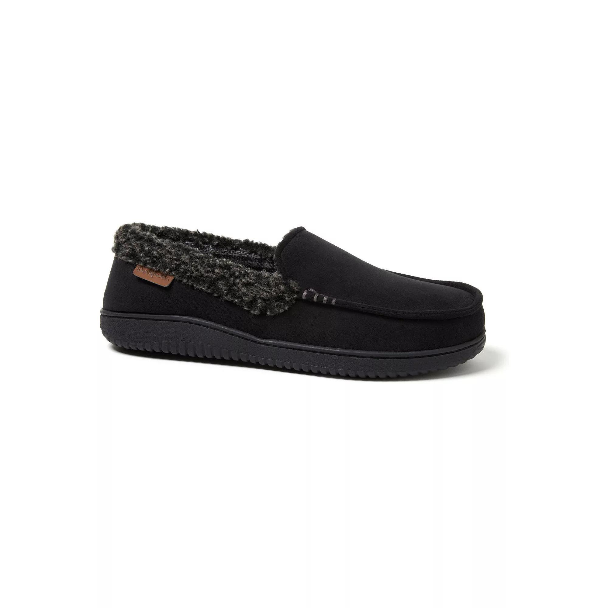 Dearfoams Alexander Microsuede Men's Moccasin Slippers,  Product Image