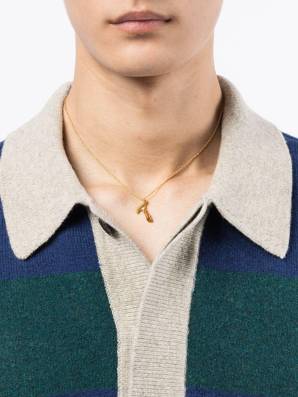 T alphabet pendant necklace Product Image