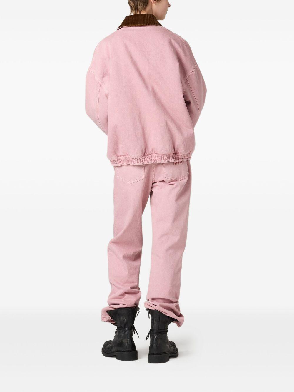 padded corduroy-collar blouson Product Image