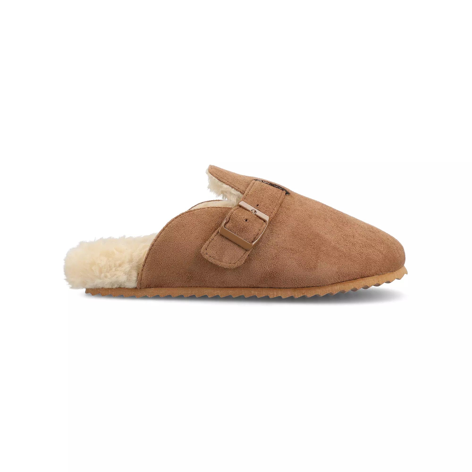 Journee Ardenn Women's Slip-On Scuff Slippers,  Product Image