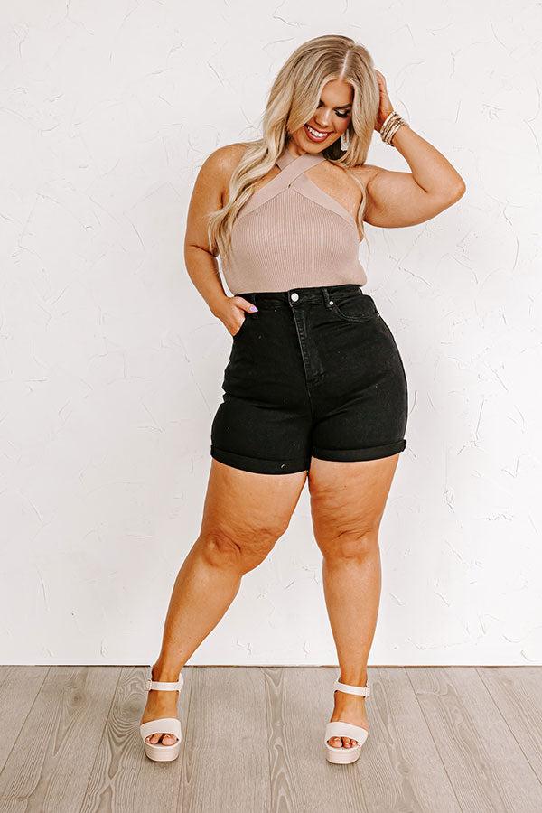 Risen The Lilliana High Waist Shorts Curves Product Image