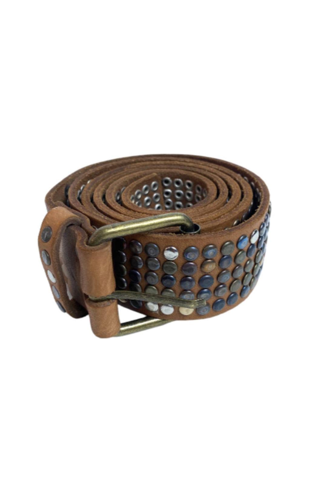 Studded Leather Handmade Belt Product Image