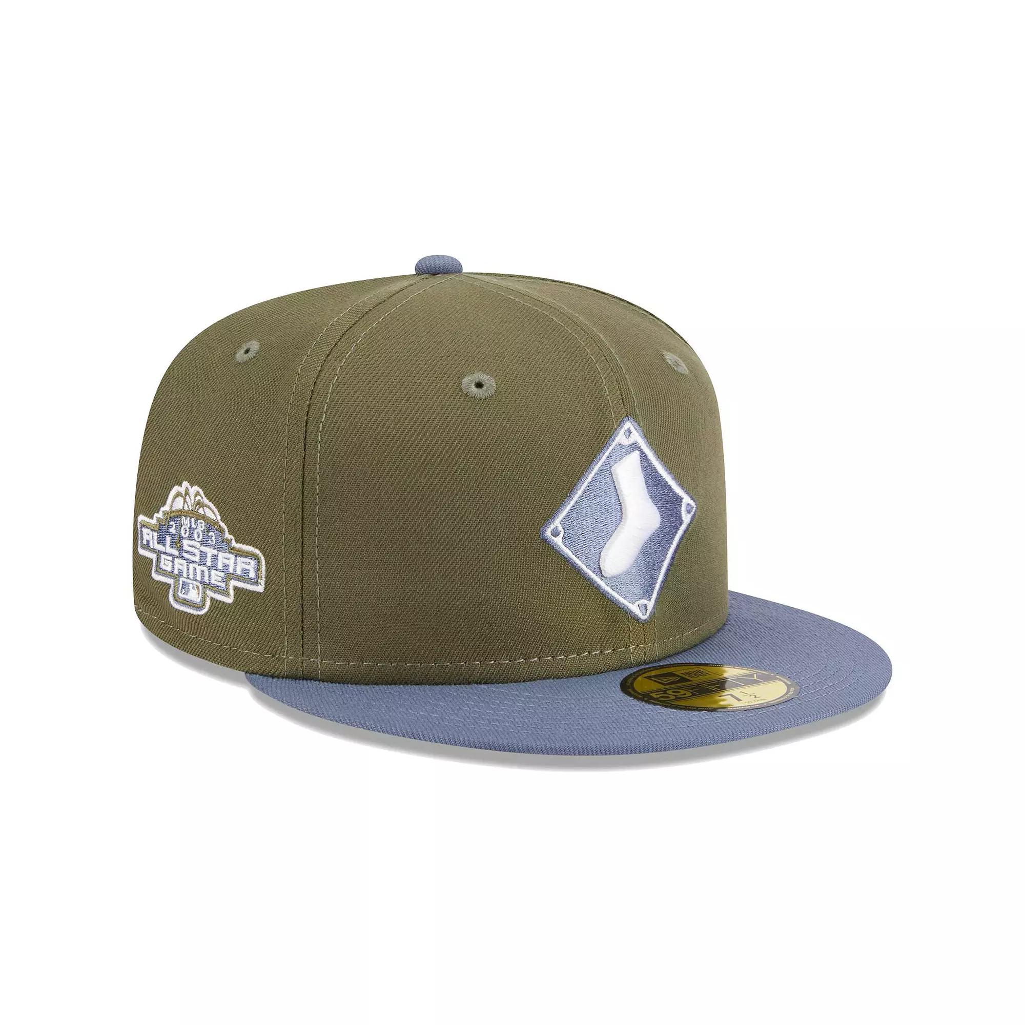 Men's New Era Olive/Blue Chicago White Sox 59FIFTY Fitted Hat,  Product Image