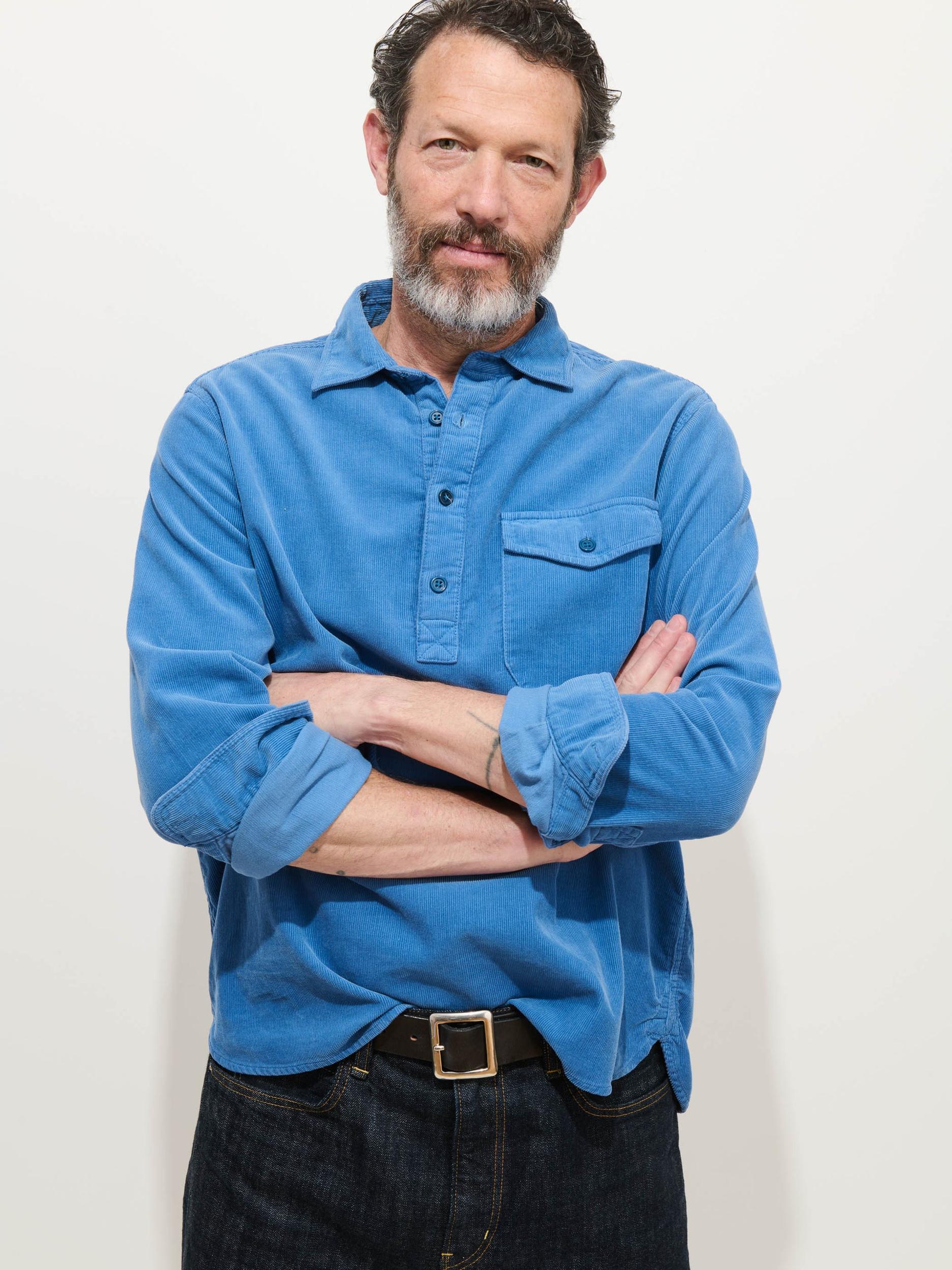 Carter Popover Shirt In Fine Wale Corduroy Product Image