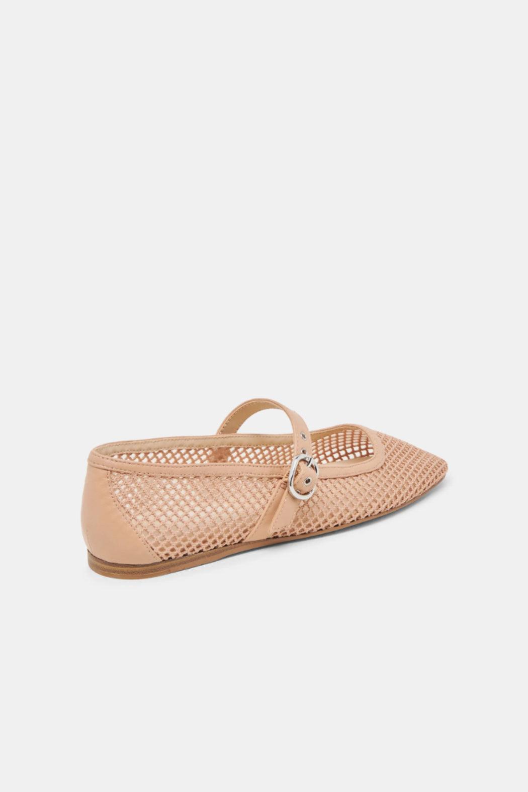 Rodi Mesh Ballet Flats- Light Tan Product Image