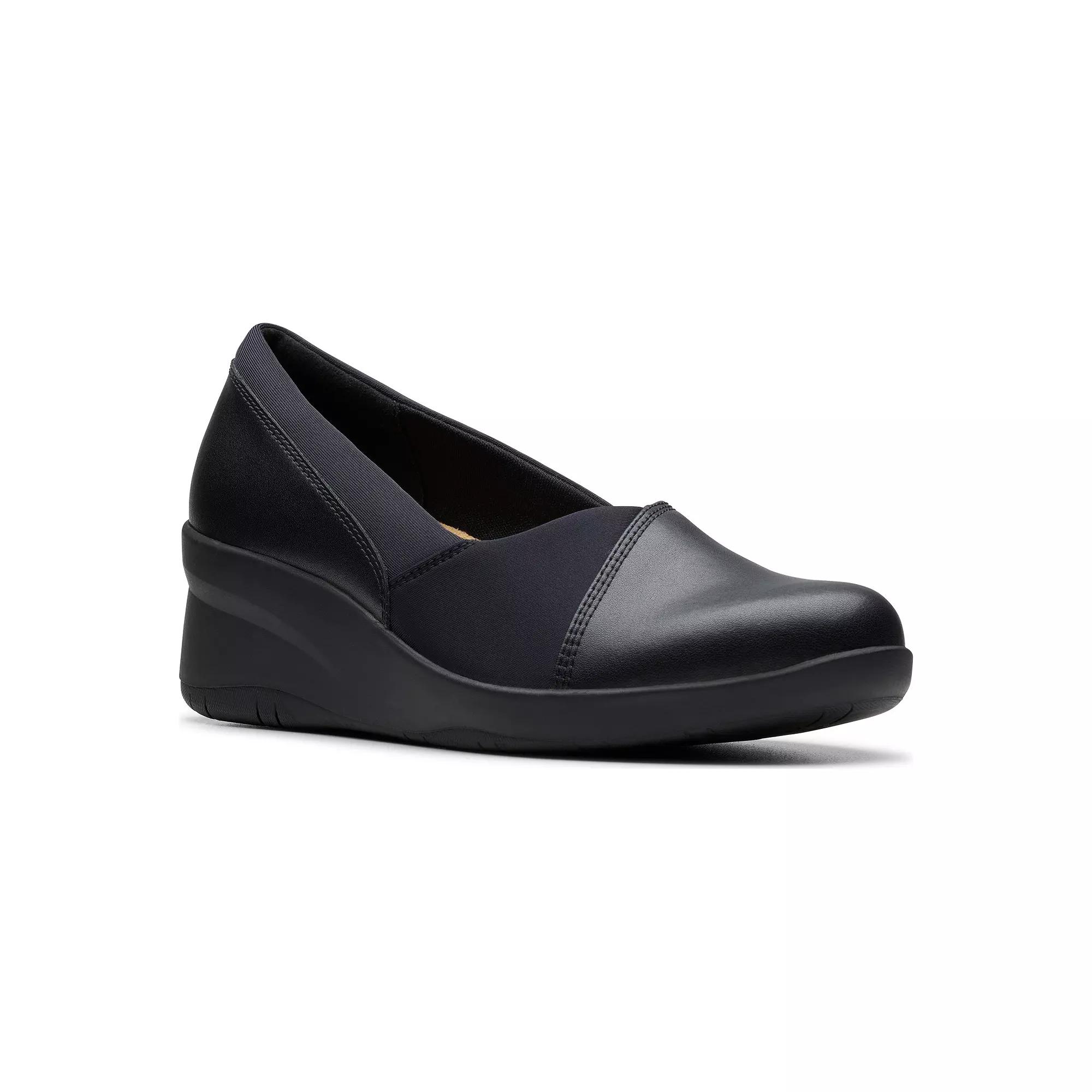 Clarks® Suttyn Walk Women's Leather Wedges,  Product Image