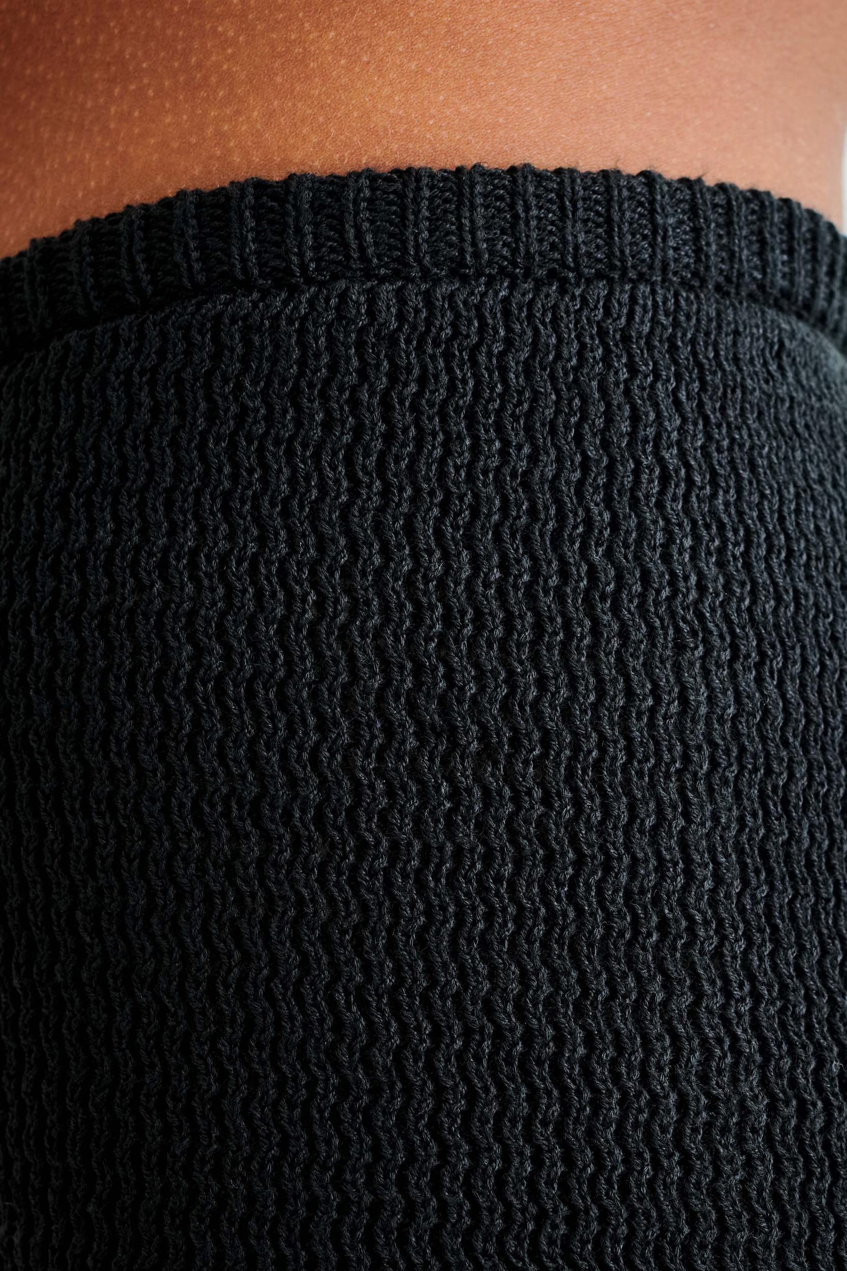 Ridley Straight Leg Knit Pant - Black Product Image