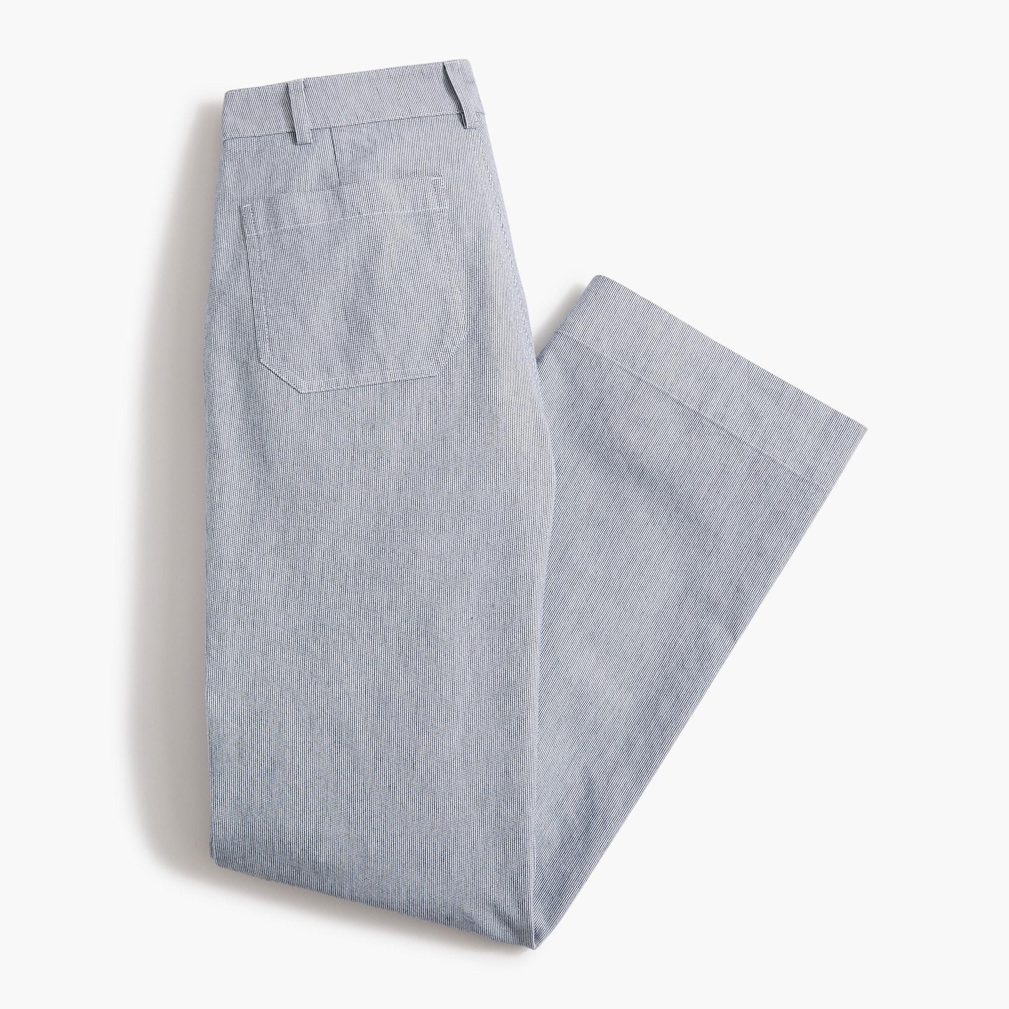 Lizzie high-rise patch-pocket wide-leg pant Product Image