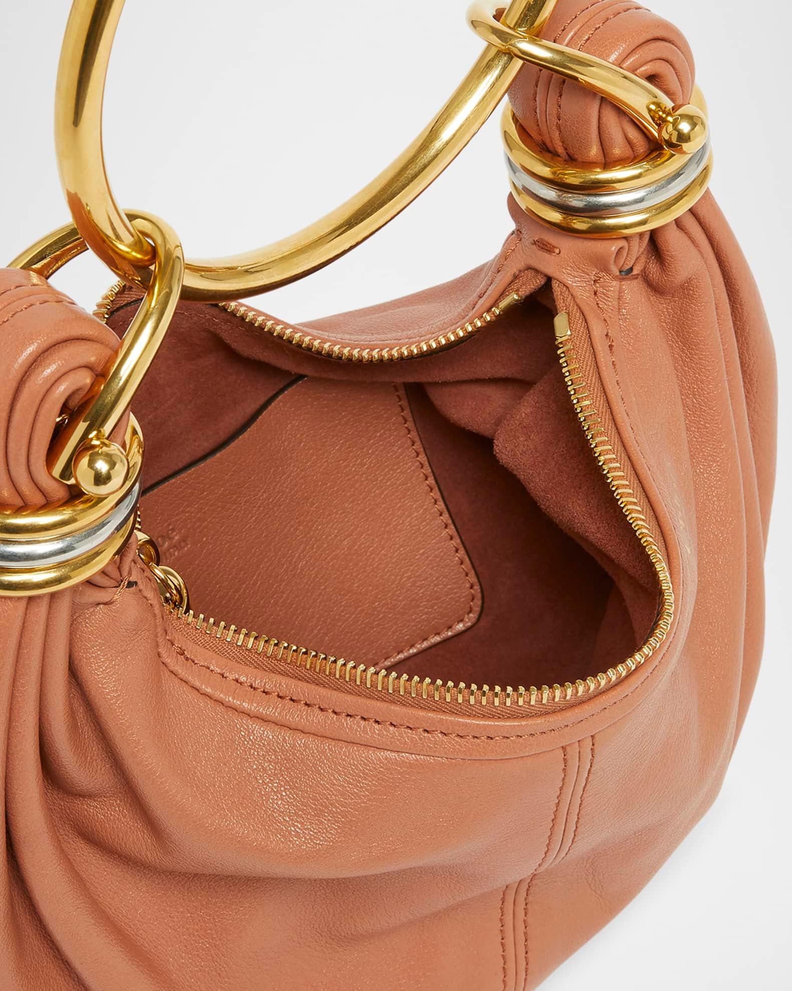 Brarcelet Mini Top-Handle Bag in Grained Leather  Product Image