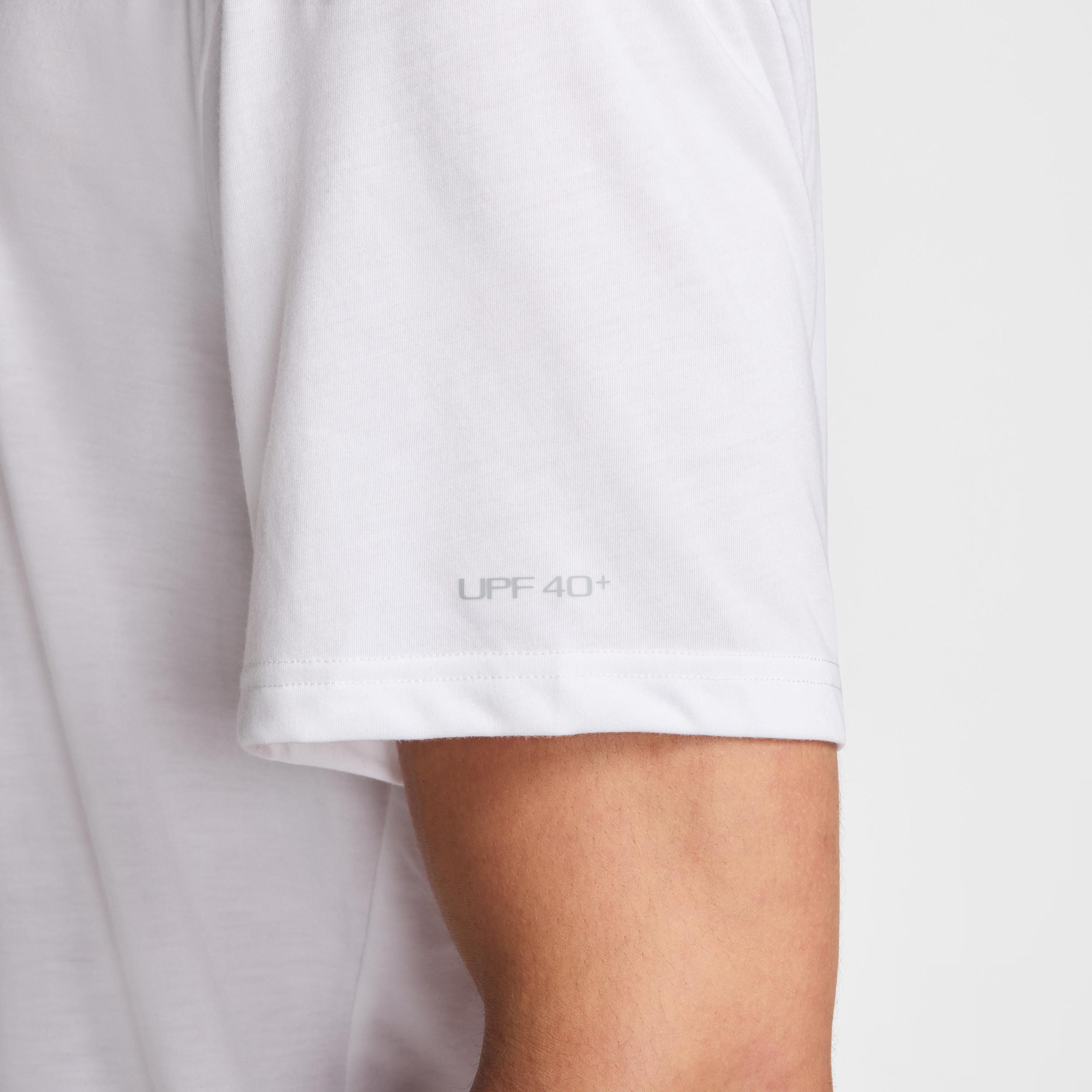 Nike Mens Swim Hydroguard Short-Sleeve Top | NESSF523-100 Product Image