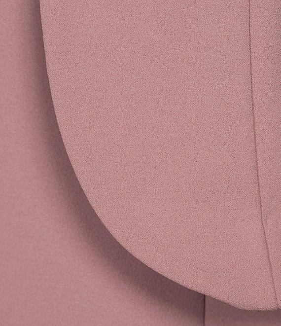 Le Bos Plus Size Illusion Sleeve Stretch Crepe Jacket Dress Product Image