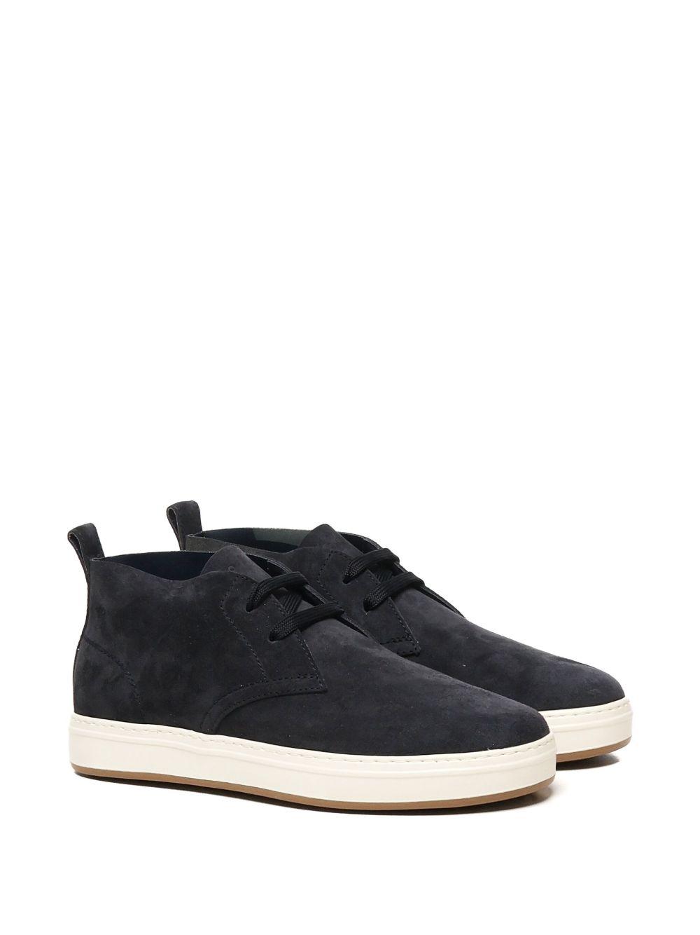 suede lace-up sneakers Product Image