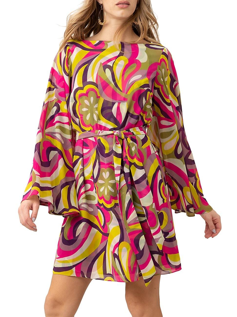 Womens Molly Printed Mini Dress Product Image