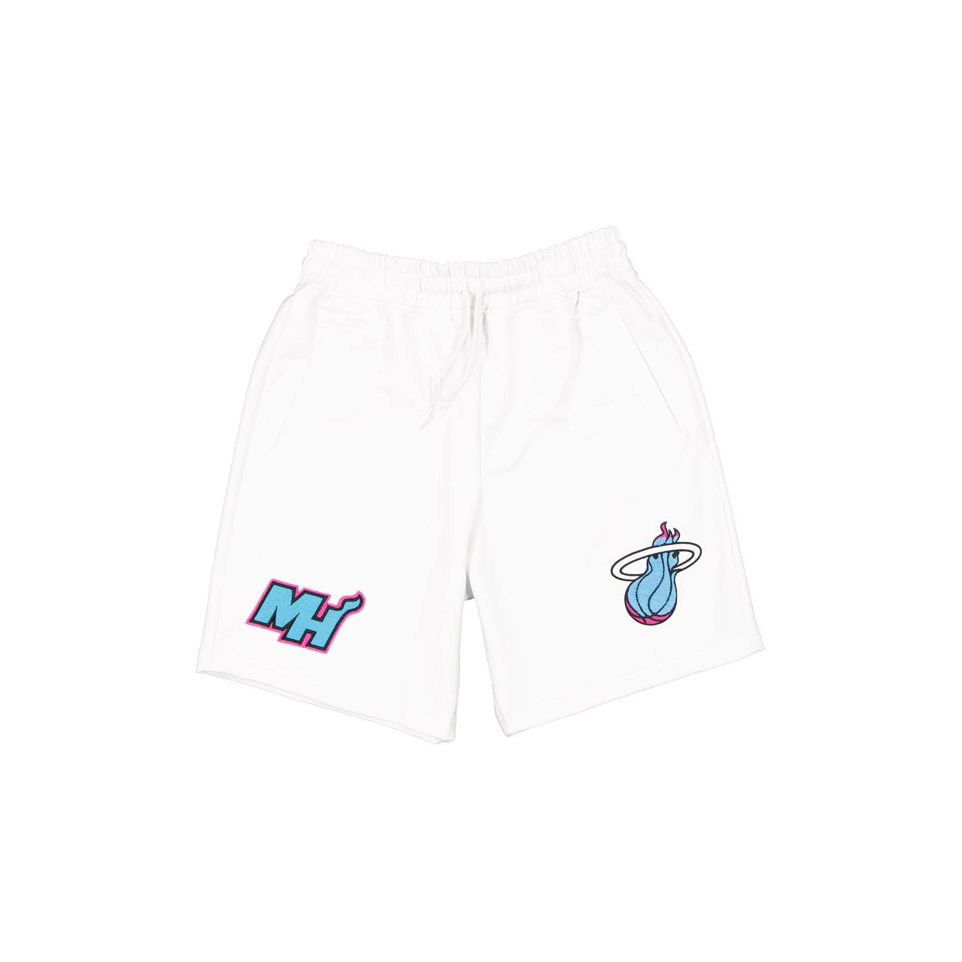 Miami Heat 2024 City Edition White Shorts Male Product Image
