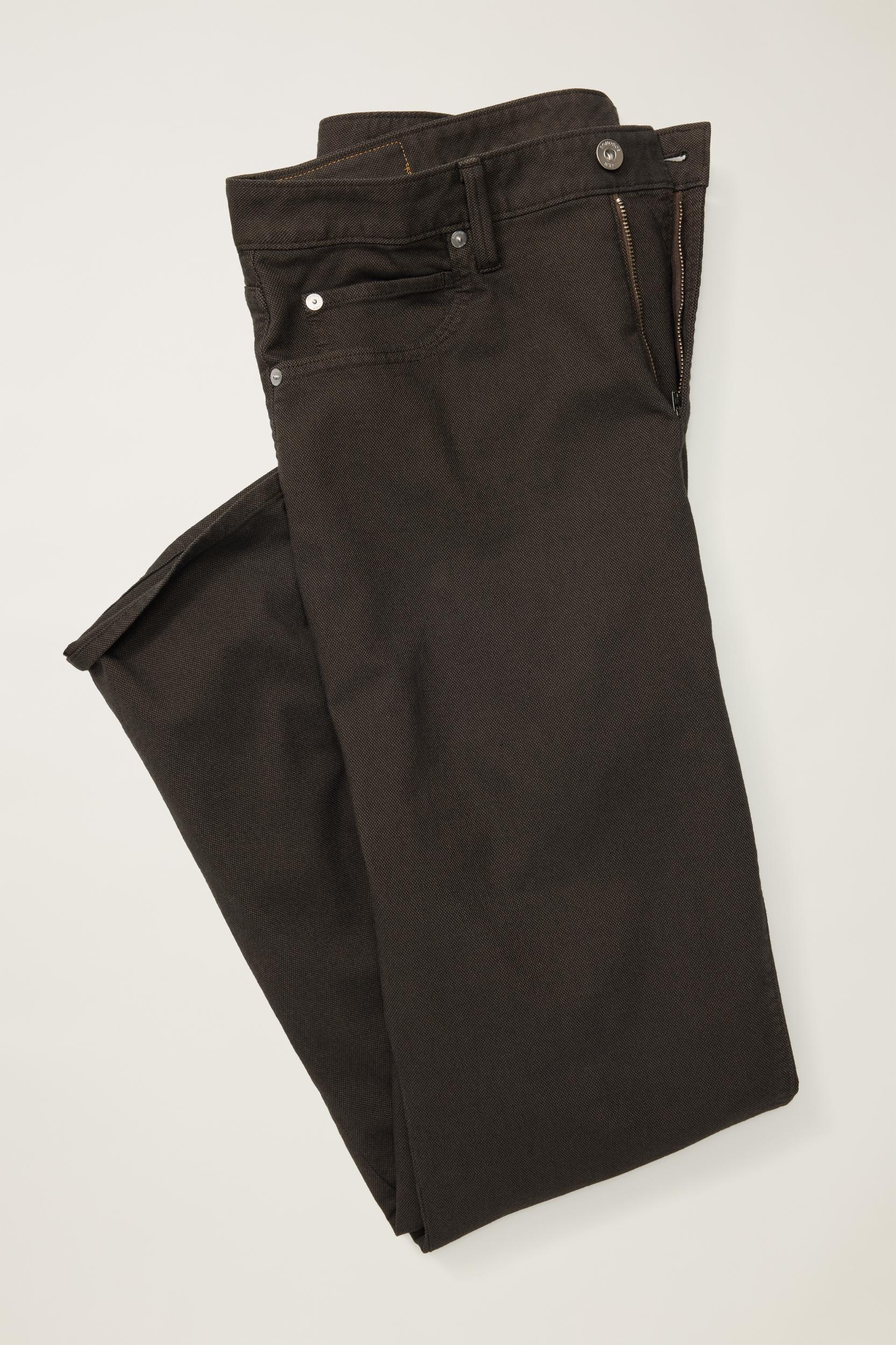 Italian Textured 5-Pocket Pants Product Image