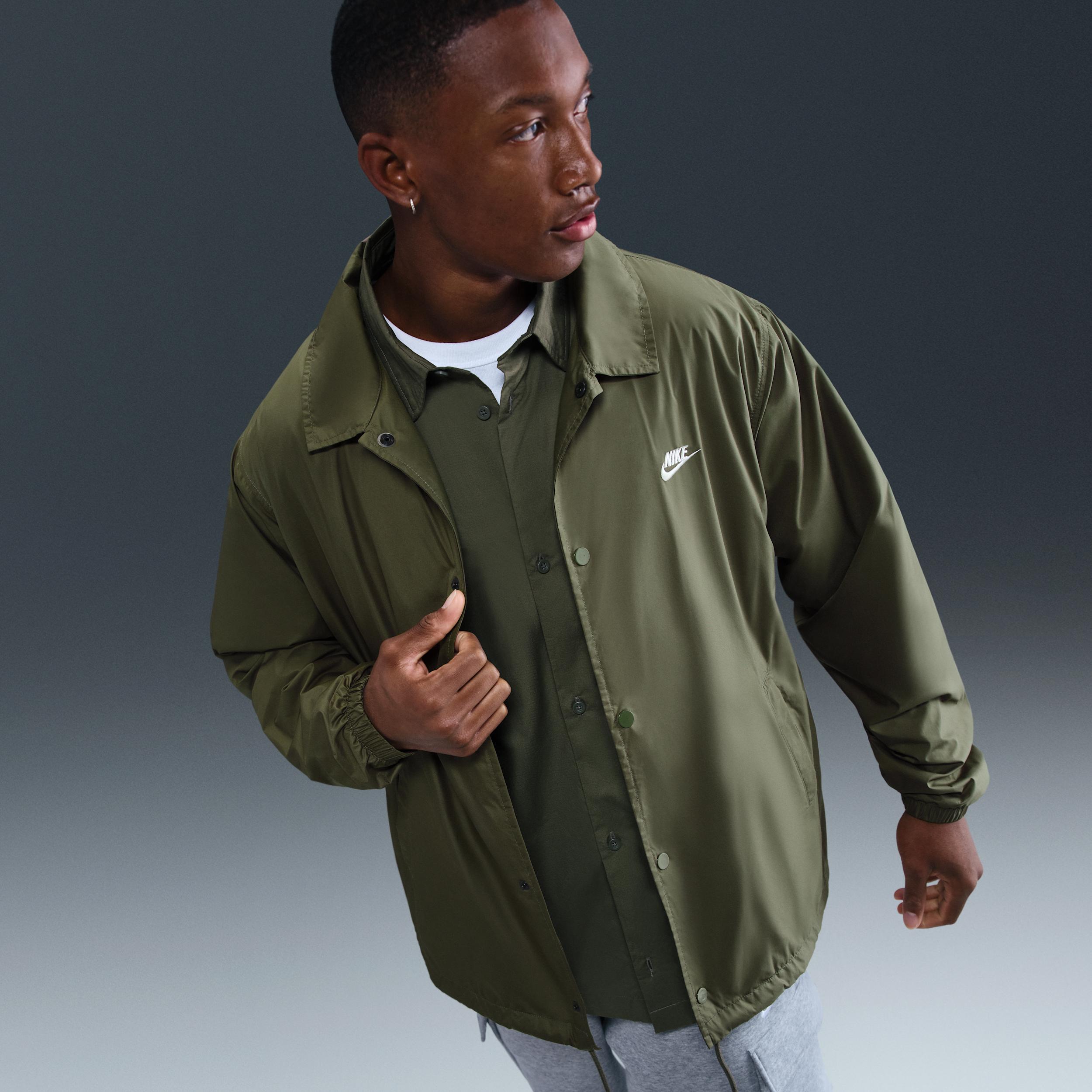Nike Mens Club Coaches Jacket | FN3316-222 Product Image