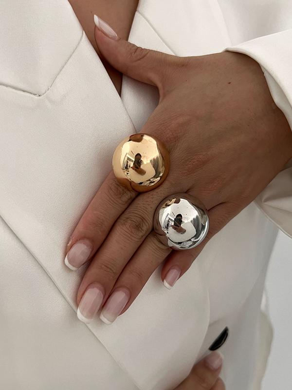 Geometric Shiny Rings Accessories Product Image