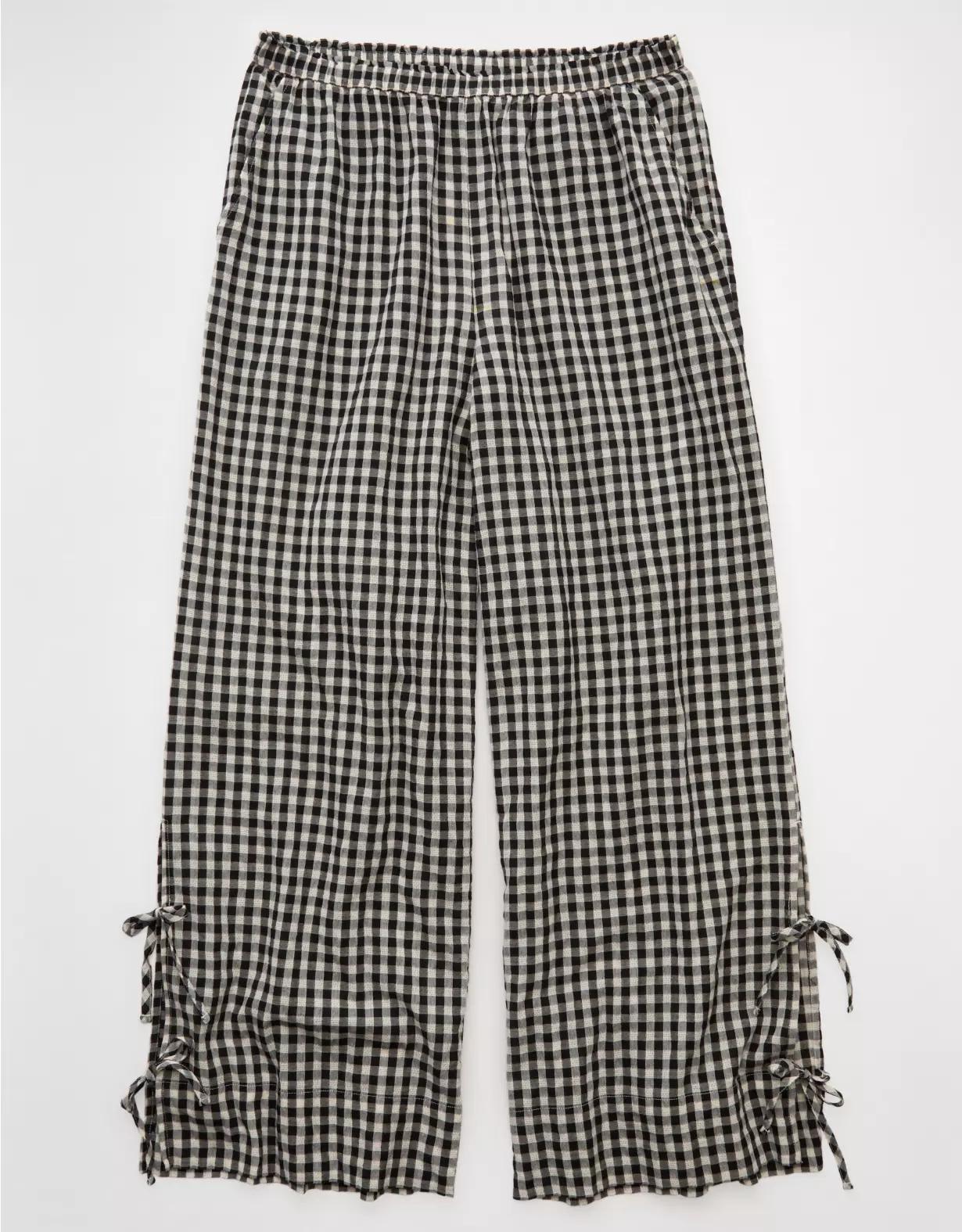 AE Stretch High-Waisted Tie Side Pull-On Pant Product Image