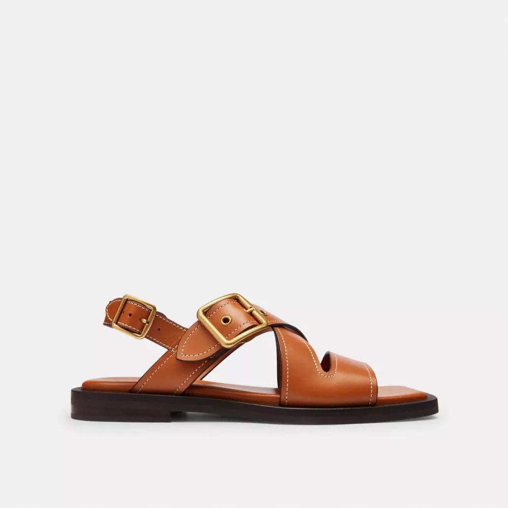 Archival Buckle Flat Sandal Product Image