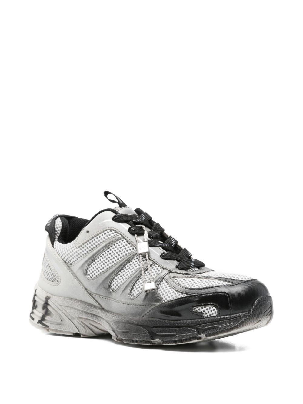 mesh-panel lace-up sneakers Product Image