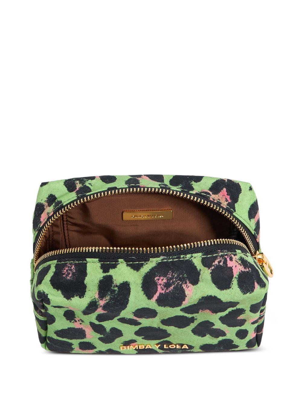 leopard-print cosmetic pouch Product Image