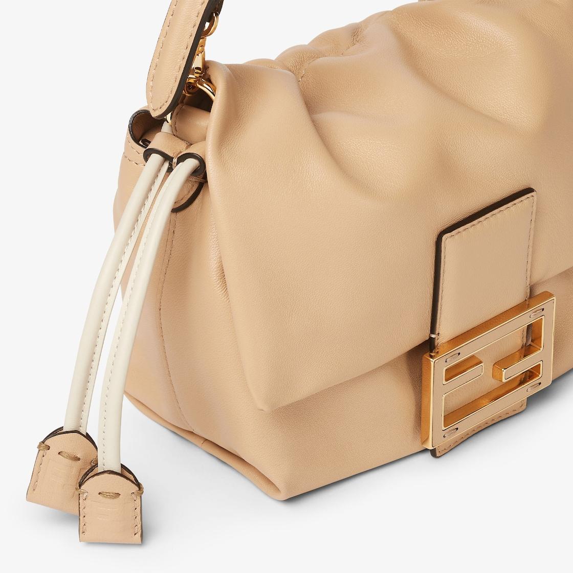 Mamma Baguette SmallLight pink nappa leather mini-bag Product Image