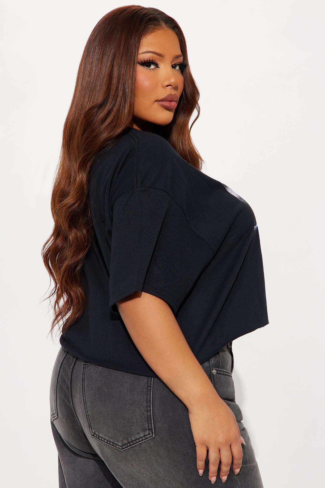 Scarface Eyes Never Lie Cropped Tee - Black Female Product Image