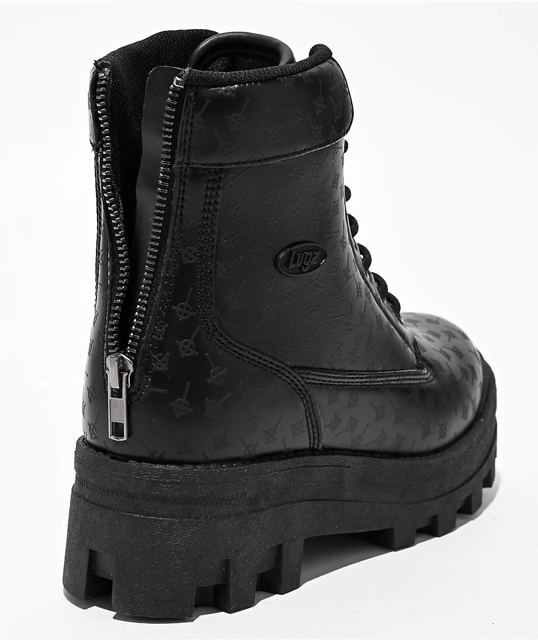 Lugz x Ghost Mila Black Platform Boots Product Image