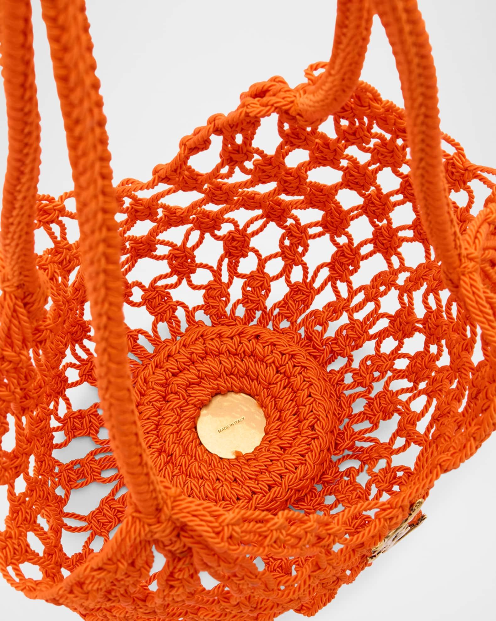 Small YSL Crochet Shopper Tote Bag Product Image