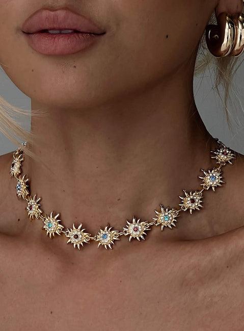 Carlisha Necklace Gold Product Image