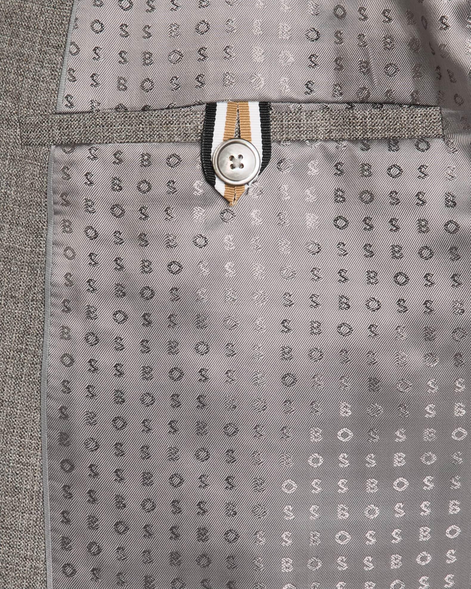 Men's Huge Wool Micro-Pattern Two-Piece Suit Product Image