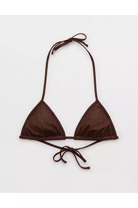 Aerie The Sun-Lover Metallic Bikini Top Women's Product Image