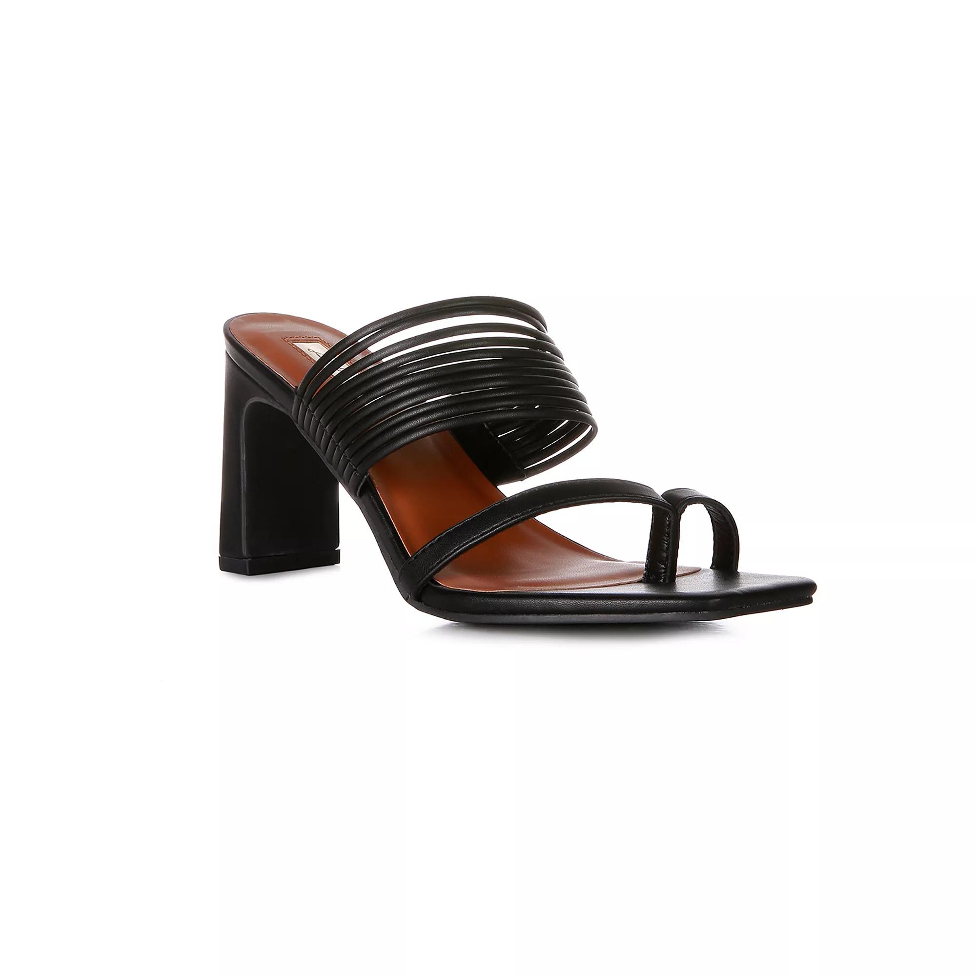 London Rag Follow Me Women's Block Heeled Sandals,  Product Image