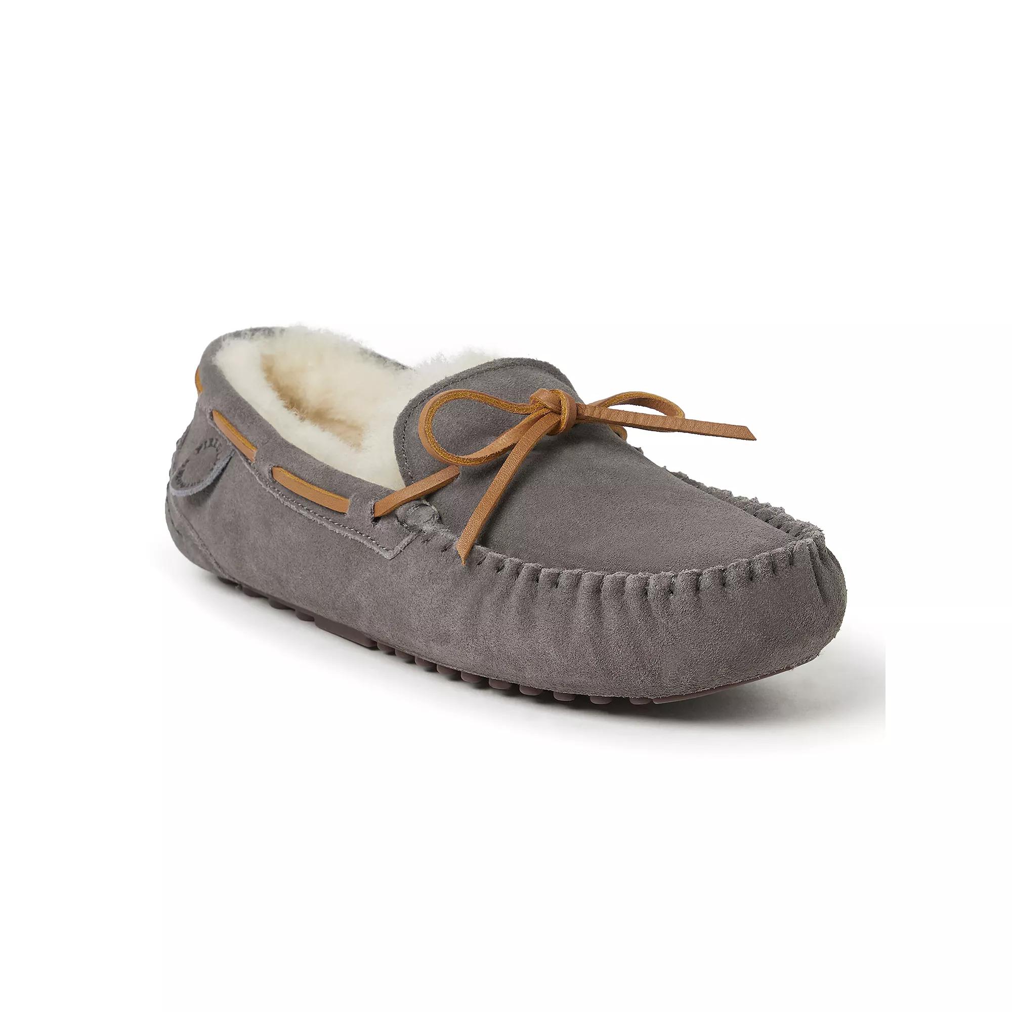 Fireside By Dearfoams Victor Shearling Men's Moccasin Slippers,  Product Image