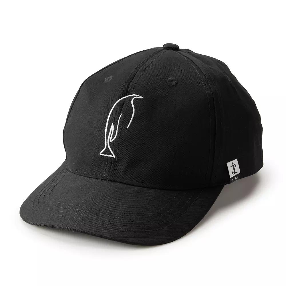 Women's SIJJL Penguin Embroidered Baseball Hat, Black Product Image
