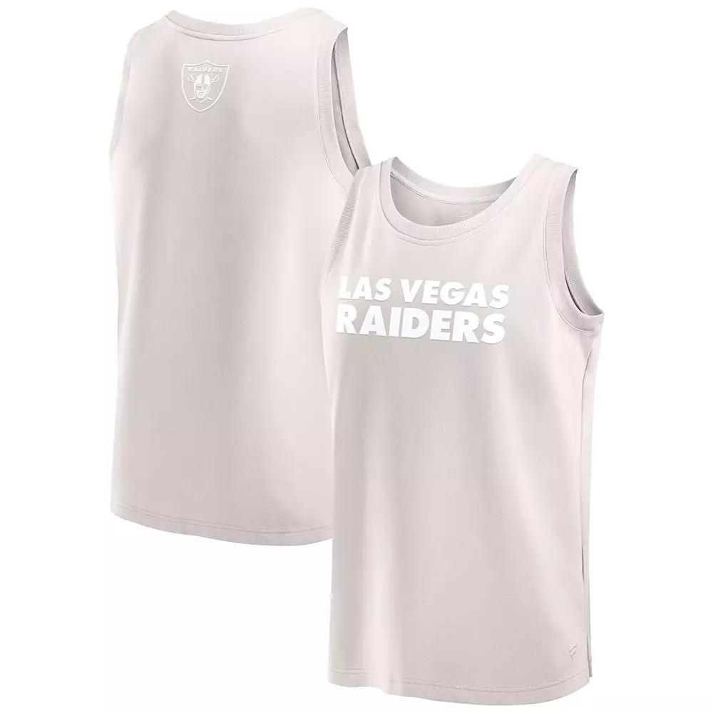 Men's Fanatics Cream Las Vegas Raiders Elements Tank Top, Size: Large, Lvr Beige Product Image