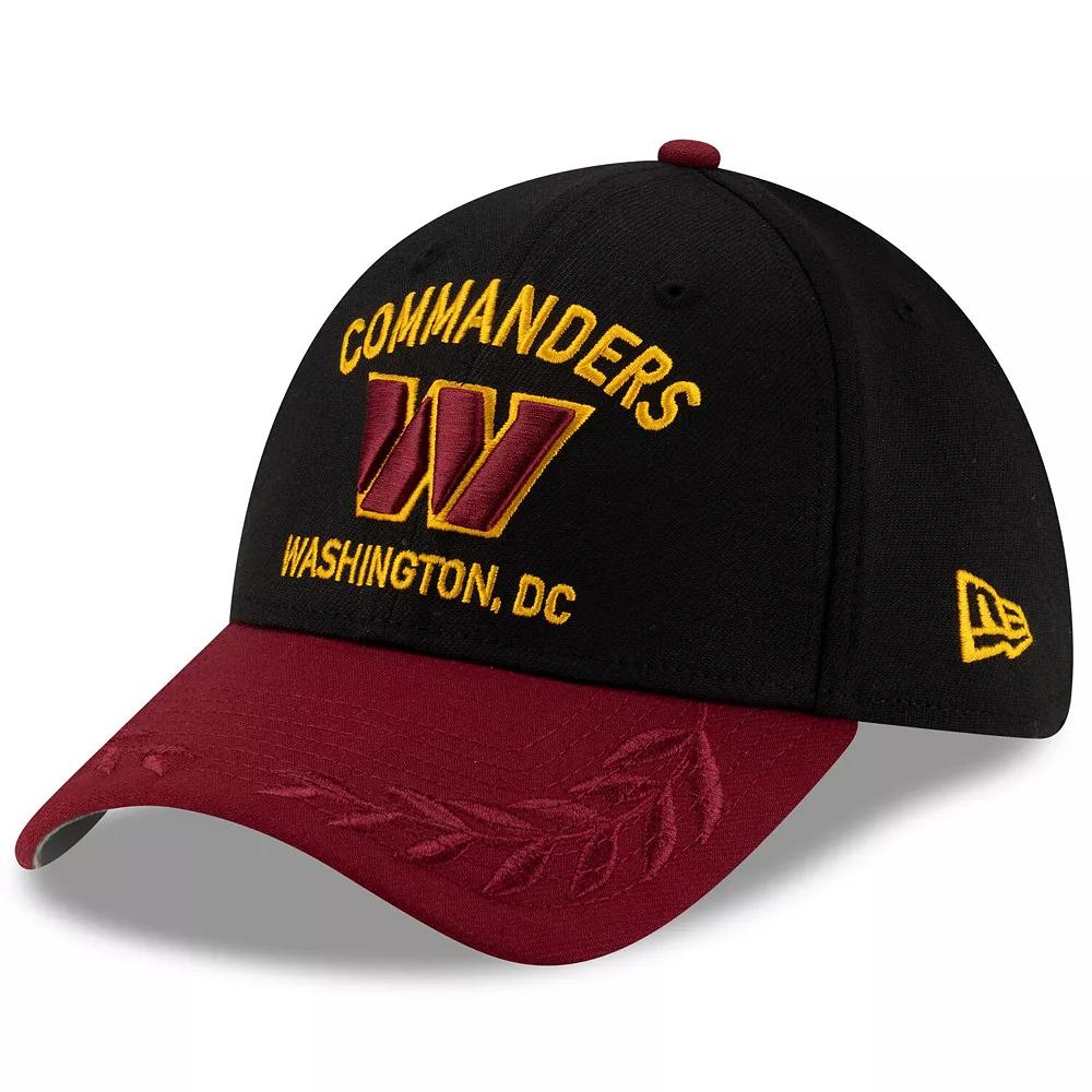 Men's New Era  Black/Burgundy Washington Commanders 2025 NFL Draft 39THIRTY Flex Hat, Size: Medium/Large, Wft Black Product Image