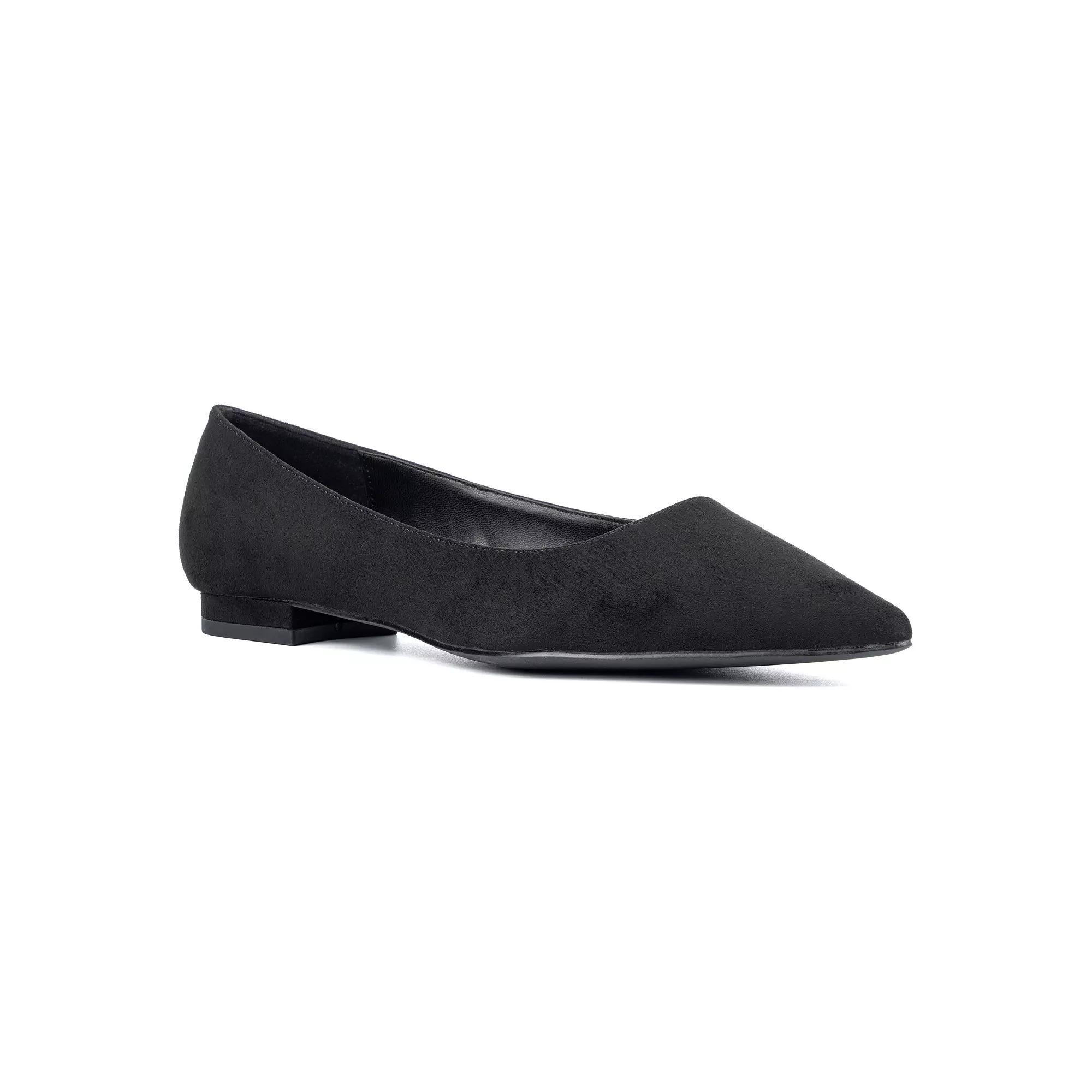 Fashion to Figure Bailey Women's Wide Width Flats,  Product Image