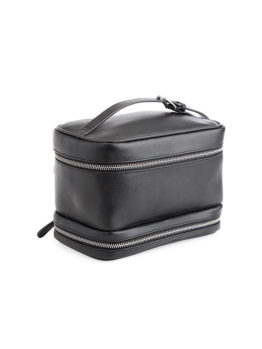 Makeup Bag Leather Train Case Product Image